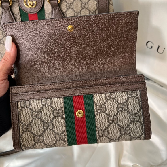 Gucci Ophidia GG Continental Wallet - Picture 4 of 12